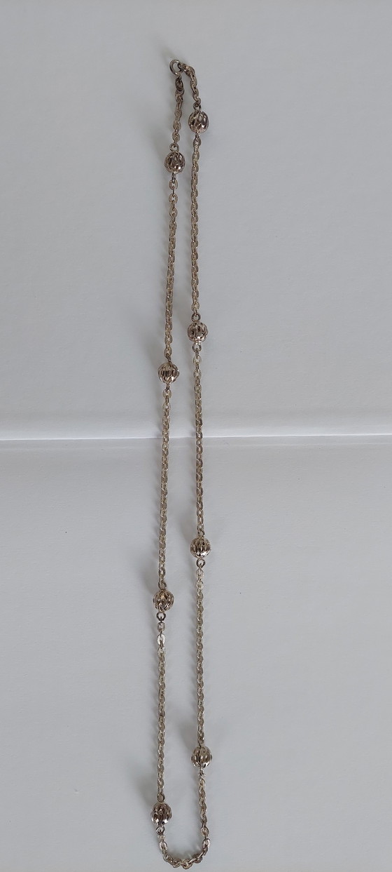 Image 1 of Vintage 835 zilveren Makka-Peri / Filigraan ketting
