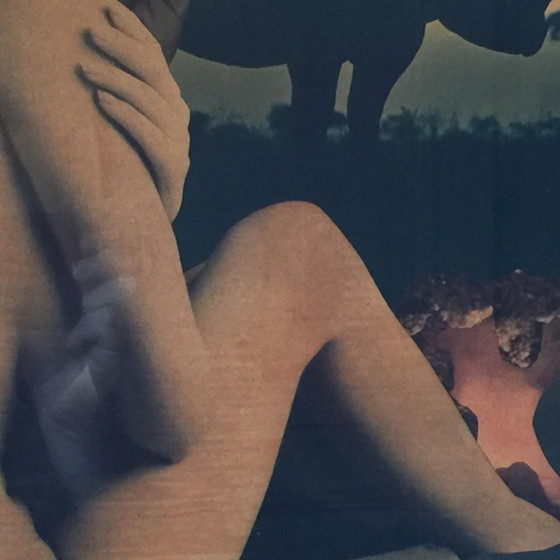 Dopo Carlos De Radzitzky, Composizione Surrealista, anni '60, Collage di carta – Dipinti e disegni, Paper (photo 6 of 14)