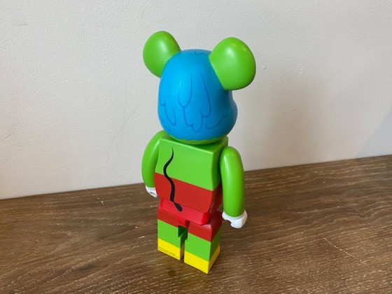 Image 1 of Bearbrick Keith Haring Andy Warhol Andy Mouse 400% MEDICOM speelgoed