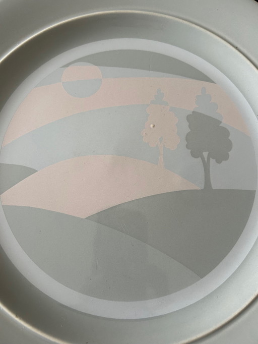 Dish in Salins earthenware