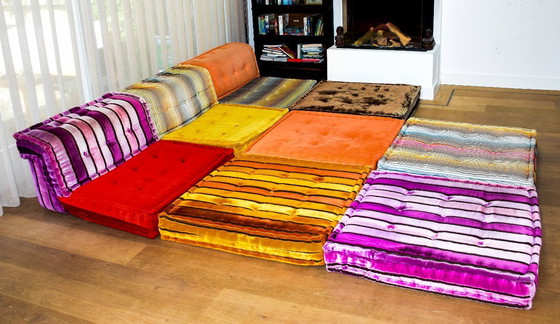 Image 1 of Sofá Roche Bobois Mah Jong composición de alta costura de 11 piezas