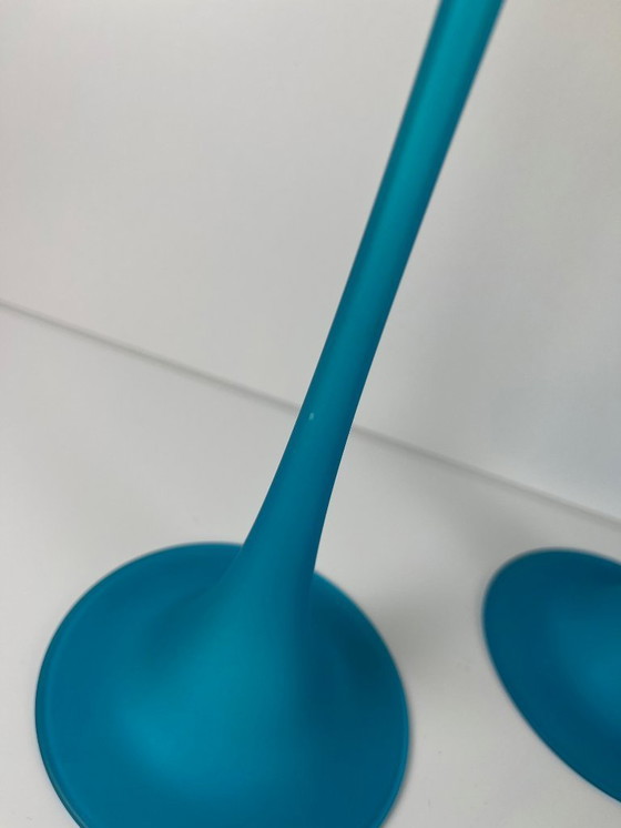 Image 1 of Set di 3 vasi scultorei in vetro di Murano di Cesare Toffolo, Italia, anni '90