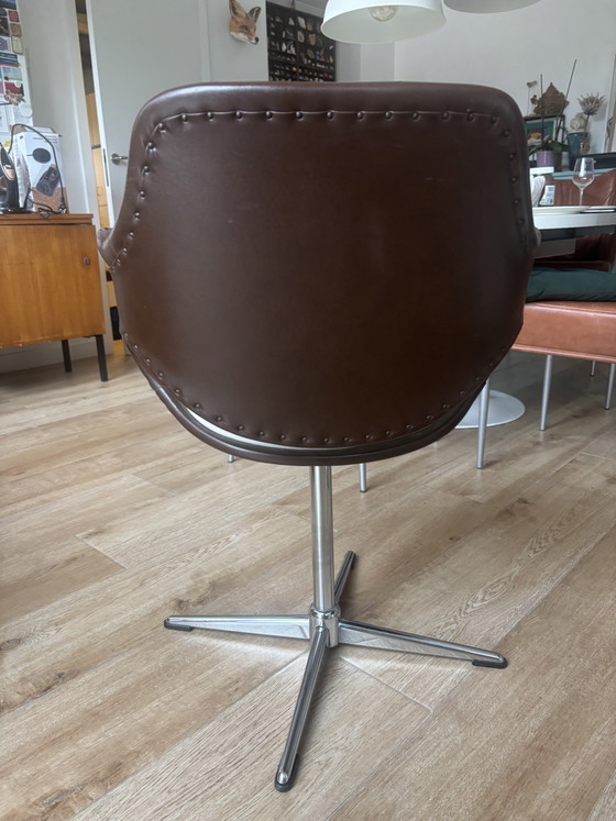 2 chaises de tabac – Chaises pivotantes, Metal, Chrome (photo 4 of 6)