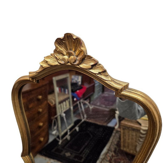 Image 1 of Vintage klassiek vergulde spiegel, jaren 60/70