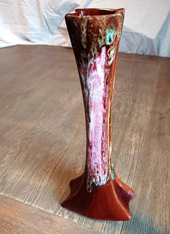 Image 1 of Jarrón de cerámica esmaltada - estilo Vallauris, años 50-70