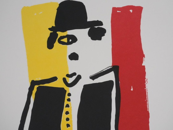 Fernand Léger: Charlie Chaplin, gesigneerde lithografie – Litho's & Zeefdrukken, Paper (photo 4 of 8)