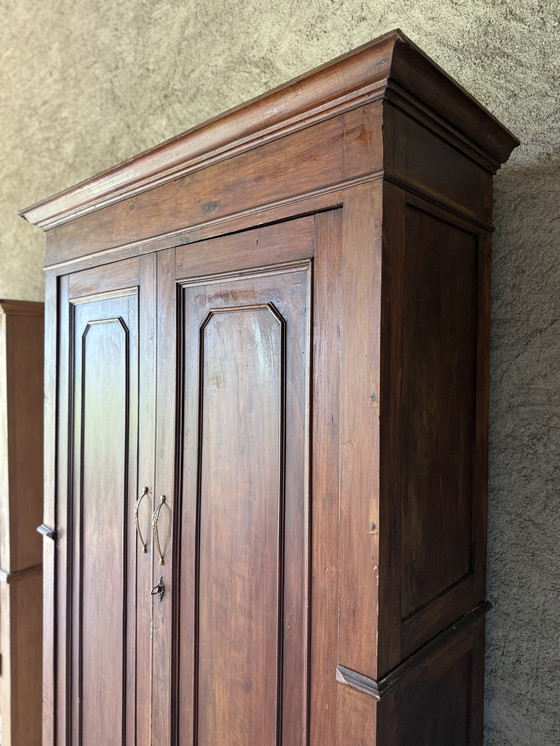 Image 1 of Armadio rustico italiano in legno primi 900