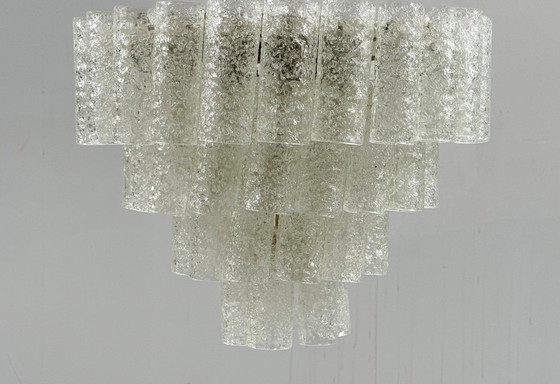 Image 1 of Mid - Century ceiling lamp/chandelier by Doria Leuchten, Germany, 1970s
