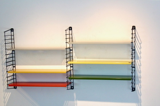 Tomado Holland Original Industrial Metal Multicolored Modular Wall Unit, Wall cabinet, Industrieel (photo 5 of 10)