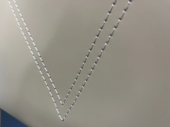 Image 1 of Sillas de comedor de piel beige de Cattelan Italia, juego de 4 - Años 80