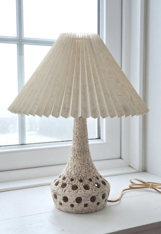 Image 1 of Danish mid-century lamp base, ceramic