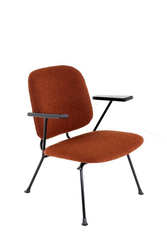 Image 1 of  Set 2 Gijs van der Sluis fauteuils "No. 12"  vintage nieuw gestoffeerd