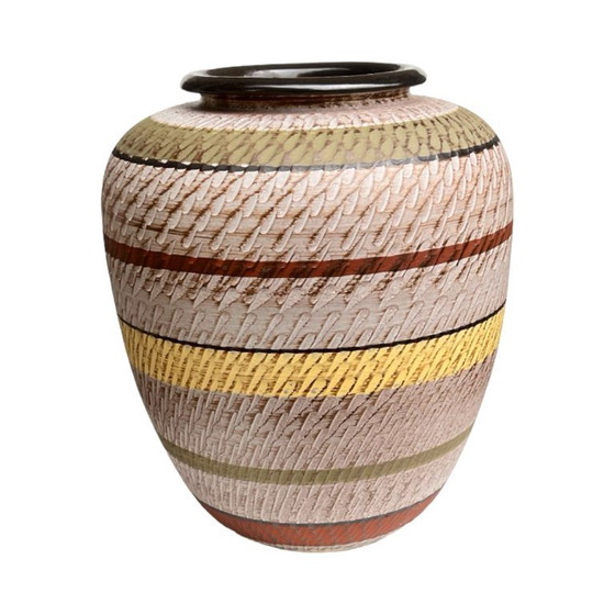 Image 1 of Dümler & Breiden Bodenvase „Faux Klinker“, Typ 29/25, Deutschland 1970er Jahre