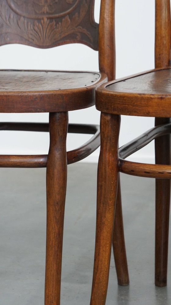 Image 1 of 4 x Antiker Jacob und Josef Kohn Bugholz Design Thonet Stuhl aus dem frühen 20.