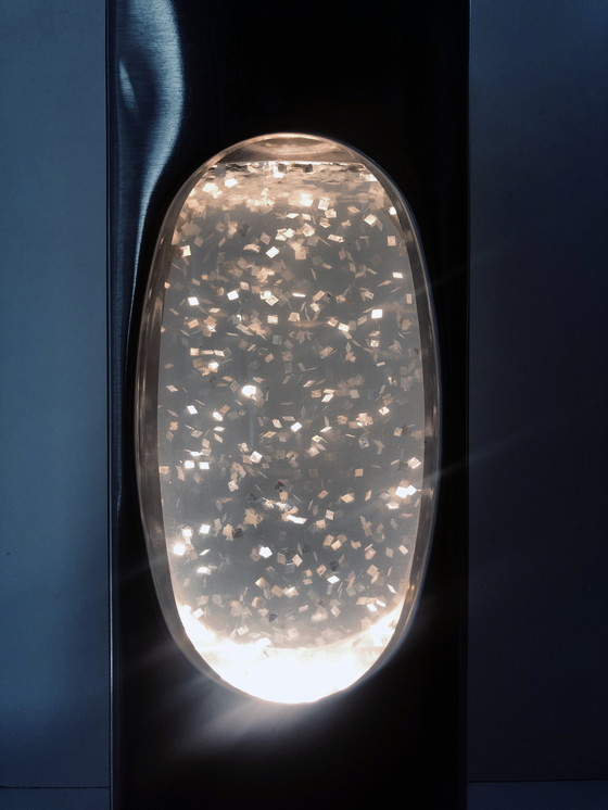 Image 1 of Lampada glitterata vintage • Lampada glitterata • Era spaziale • 1970