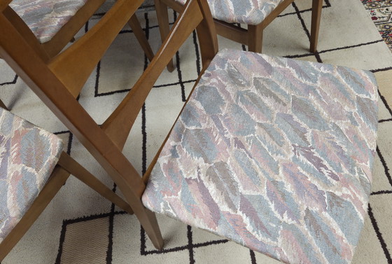 Image 1 of Set of 4 Vintage Welzel Chairs, Scandinavian Style, 1970s