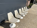 6x Original Vintage Knoll Tulip Dining Chairs Eero Saarinen
