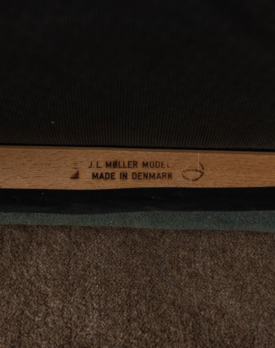 Image 1 of Sedie da pranzo modello 84 vintage in quercia di Niels Otto Møller per J.L. Møllers Møbelfabrik, Danimarca, anni '60, set di 4