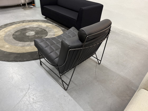 Image 1 of Sillón Leolux Volare cuero negro