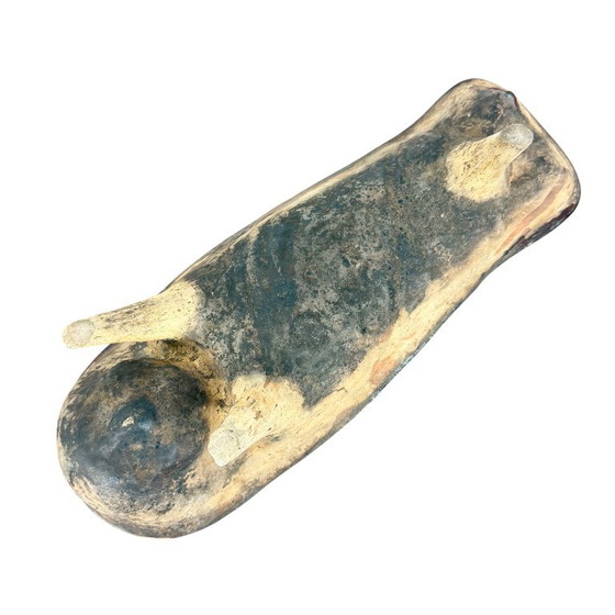 Moule à gâteau bébé et pâté en terre cuite antique français, Bols, Céramique, Noir (photo 3 sur 7)