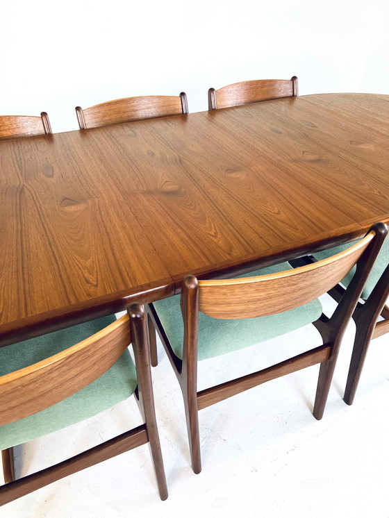Image 1 of Table à manger danoise extensible Vintage 3x, VV Møbler '60