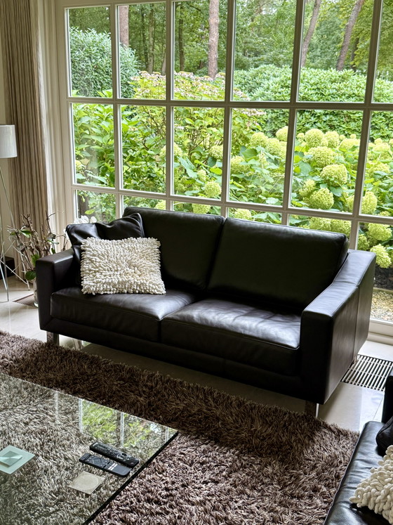 Leolux Antonia Sofa 3-seater and 2-seater – Couches, Leather, Metal (photo 3 of 5)
