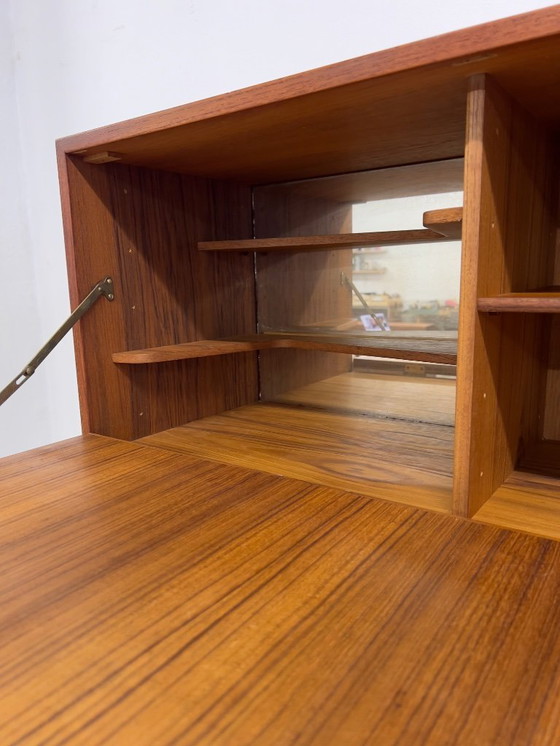 Image 1 of Teak Bar Cabinet By Kai Kristiansen For Feldballes, 1960s