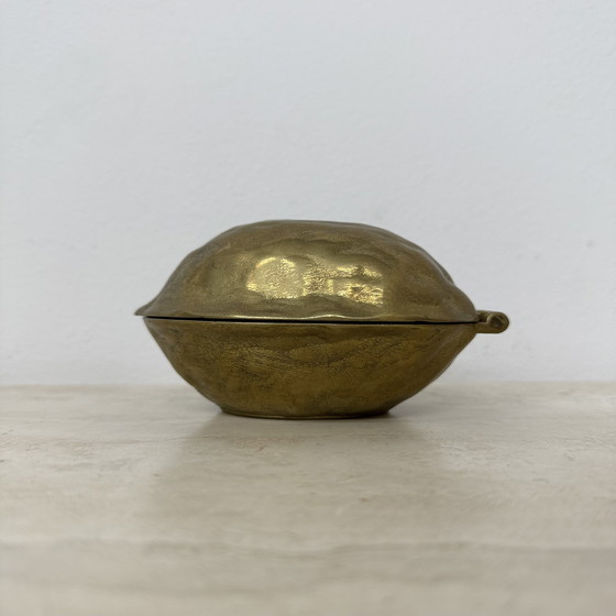 Image 1 of Brass Walnut Shaped Nut Cracker, 1970s