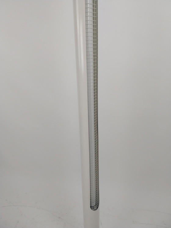 Image 1 of 1 x standing floor lamp with fluorescent tube. 1980s, 140 cm high