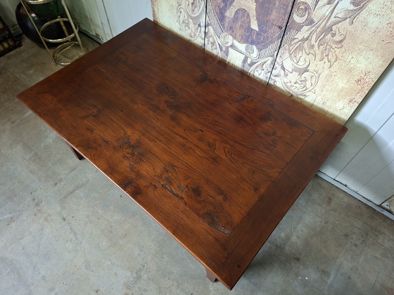 Image 1 of Classic teak coffee table light signs of use dim.120x79cm and 51cm high.