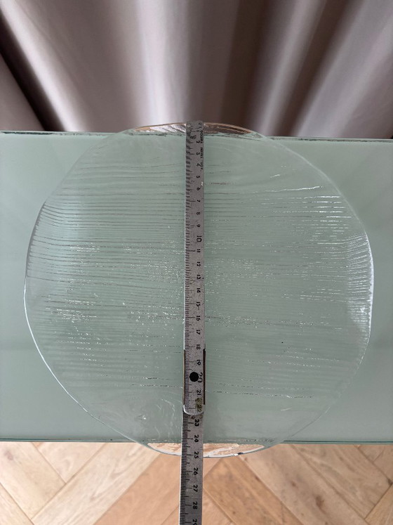 Textured Glass Plate "Bark" by Bengt Edenfalk for Skruf – Table accessories (photo 5 of 5)