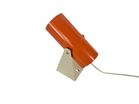 Image 1 of Brilliant Leuchten - Space Age lighting - orange - white - wall spotlight - 3rd quarter 20th century