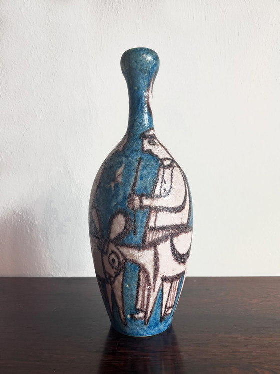Gres Vaas van Guido Gambone, Italië, 1950 – Vazen (photo 7 of 7)