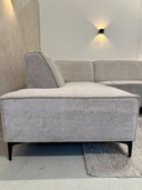 Sofá esquinero beige de 285x190cm