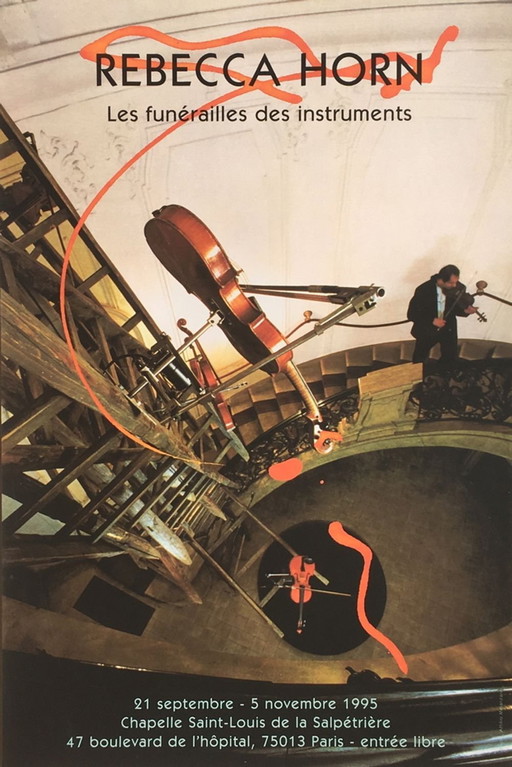 Rebecca HORN Expo 95 – Plakat der Chapelle Saint Louis de la Salpétrière 1995