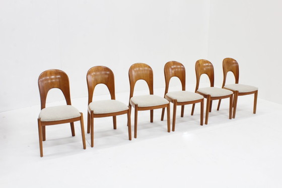 Image 1 of Vintage Danish Mid-Century Dining Room Chairs Niels Koefoed, Set of 6