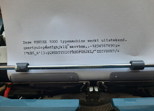 Vintage Working Typewriter Vendex 1000 From 1970