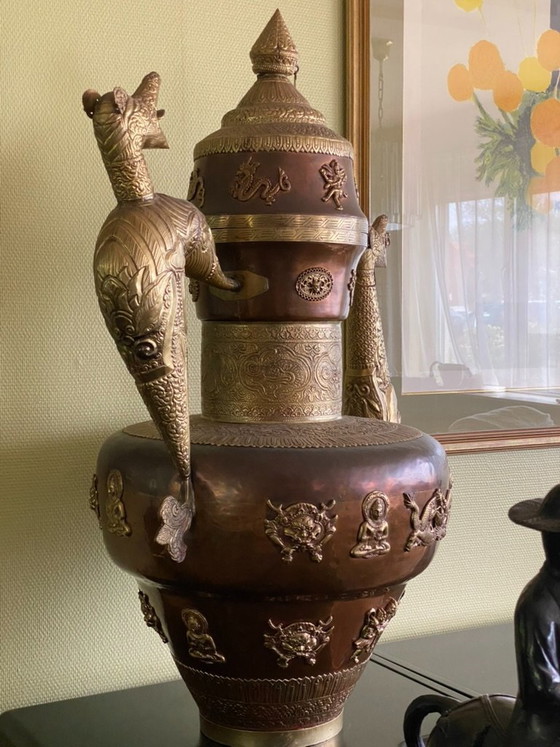 Image 1 of Riesige mongolische Teekanne, ca. 1970