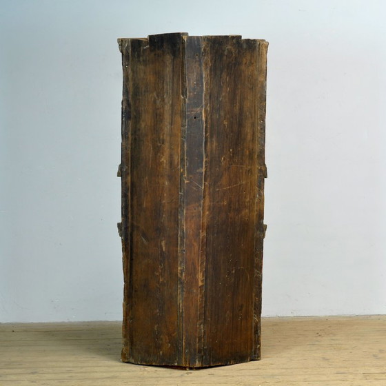 Image 1 of Swedish Farmhouse Corner Cabinet, 1817