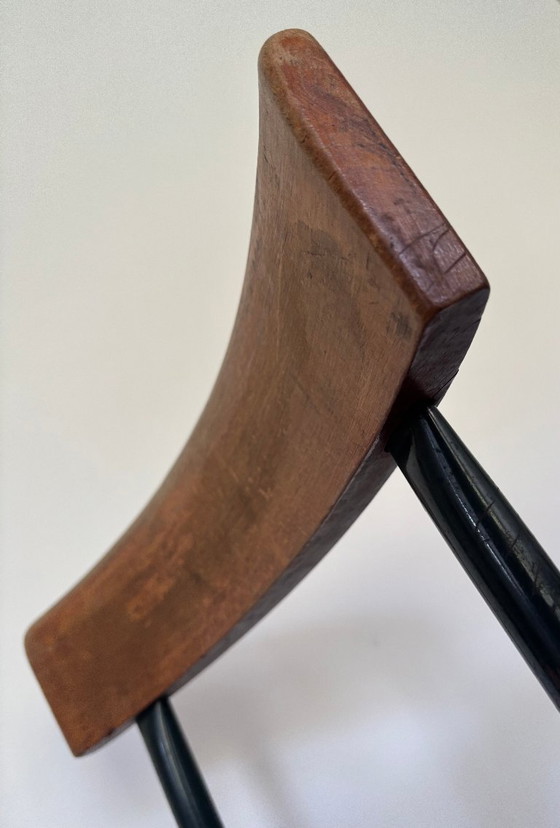 Sedia scolastica vintage – Sedie da pranzo, Wood, Metal (photo 5 of 6)