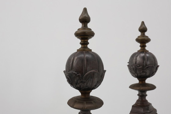 Image 1 of Englische Kaminböcke im Charles II-Stil des 20. Jahrhunderts