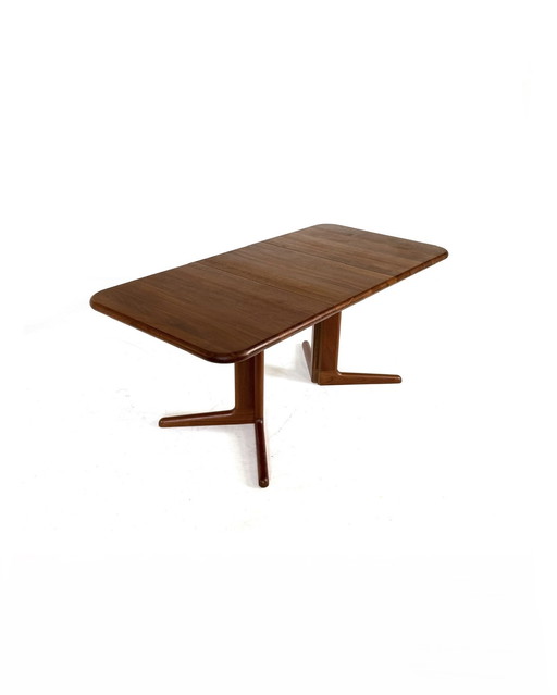 Vintage extendable Danish dining table, Korup Stolefabrik '60