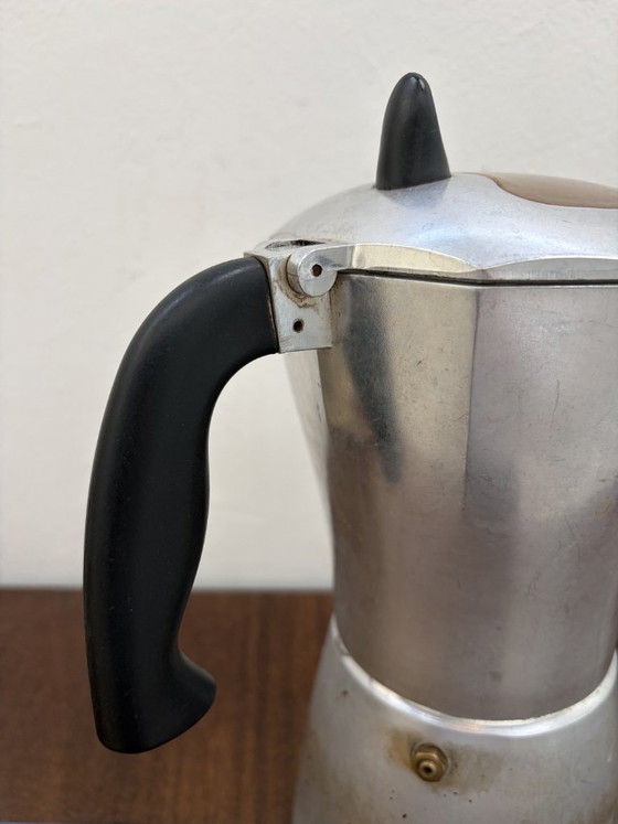 Grote vintage Italiaanse aluminium percolator – Keukenaccessoires, Kunststof (photo 4 of 10)