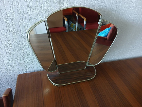 Image 1 of Vintage Kapspiegel – Drieluik Spiegel - Jaren 60 