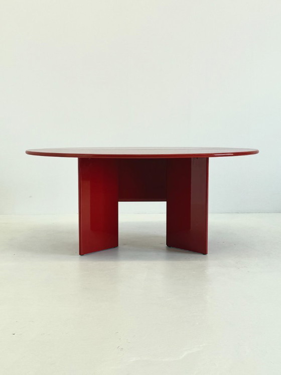 Image 1 of Antella Esstisch / Konsolentisch von Kazuhide Takahama für Cassina in Rot