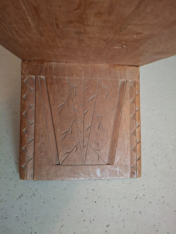 Sedia pieghevole vintage intagliata a mano – Sedie pieghevoli, Legno (photo 5 of 5)
