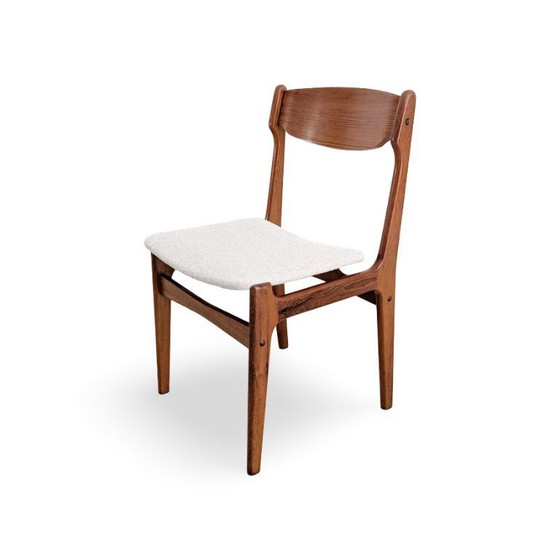 Image 1 of Set of 9 mid-century chairs, vintage design like Erik Buch, teak, 60s