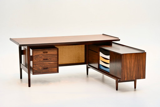 Bureau En Bois By Arne Vodder Pour Sibast Møbelfabrik