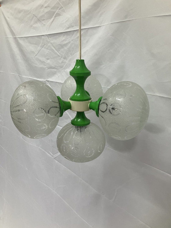 Image 1 of Vintage pendant lamp by Richard Essig Germany 1970s