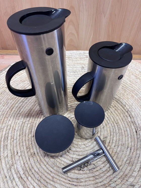 Image 1 of Stelton Thermoskannen, Set von Erik Magnussen EM77